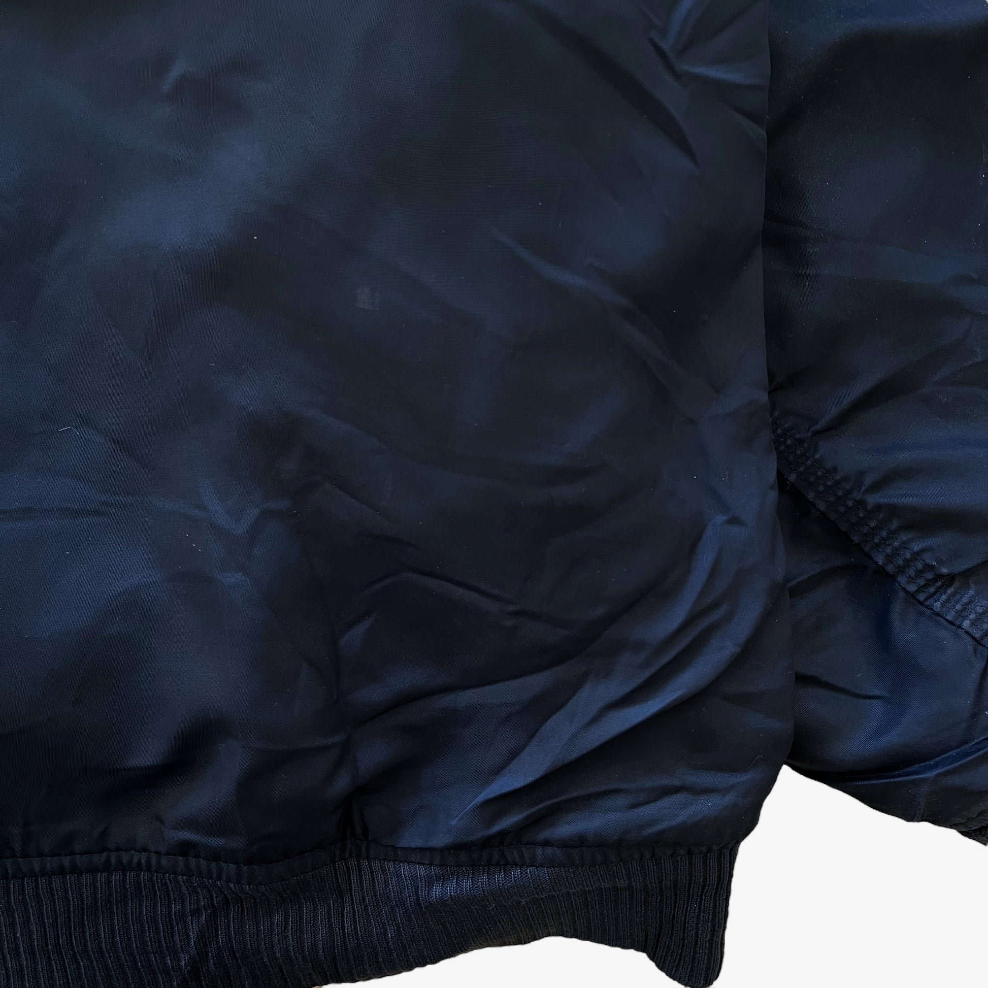 Vintage 90s Men's AVIREX Reversible Fleece Bomber Jacket With Fur Hood Marks - Casspios Dream