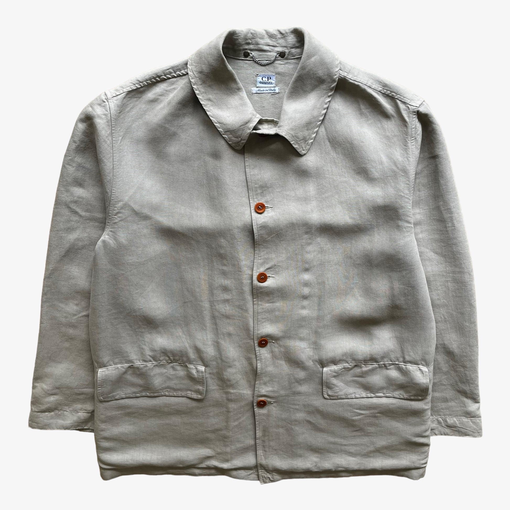 Lino Cp Company Vintage Jacket CP Company Lino Flax Chore Jacket
