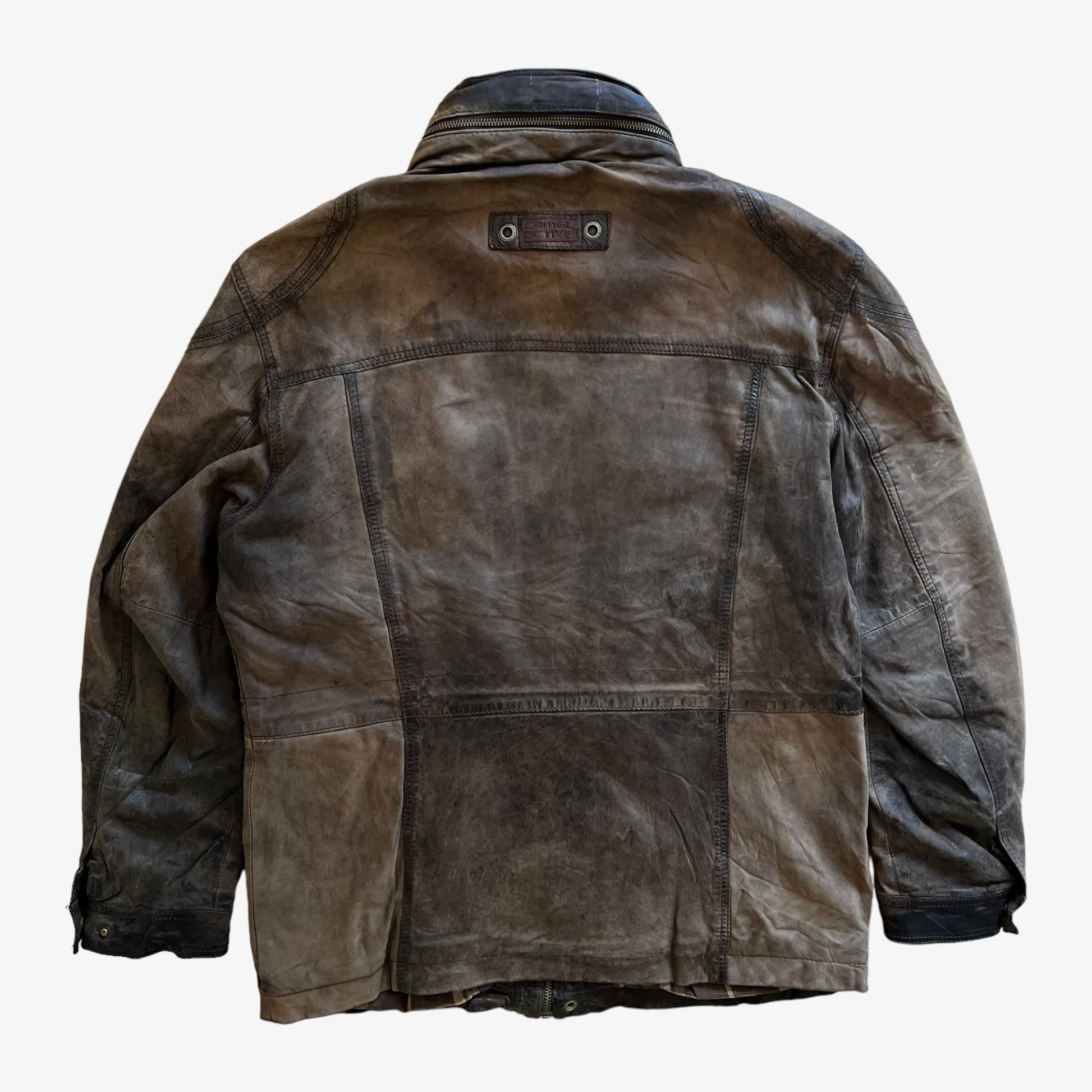 Vintage Camel Active Leather Jacket Casspio's Dream