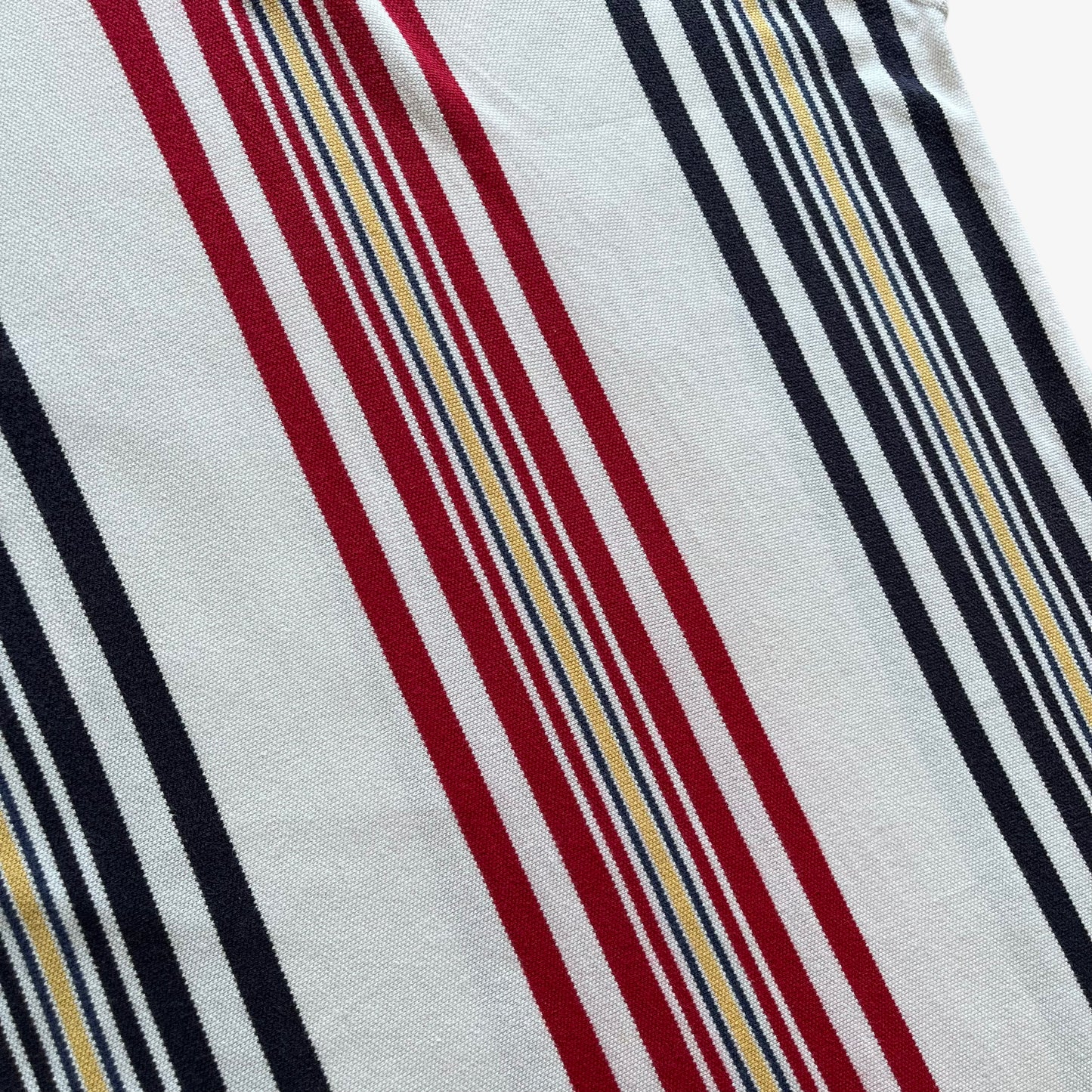 Vintage 90s Mens Chaps Ralph Lauren Colourful Striped Polo Shirt Faded - Casspios Dream