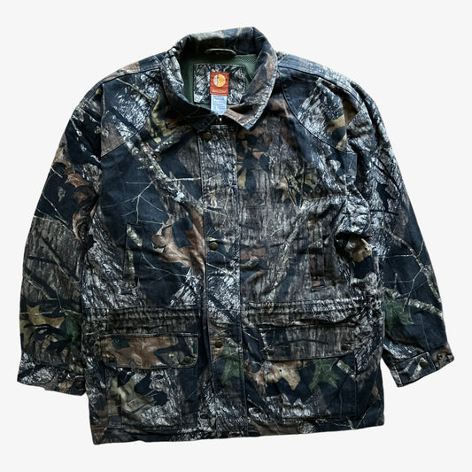 Vintage 90s Mens Decathlon Creation Geologic Woodland Camouflage Jacket - Casspios Dream