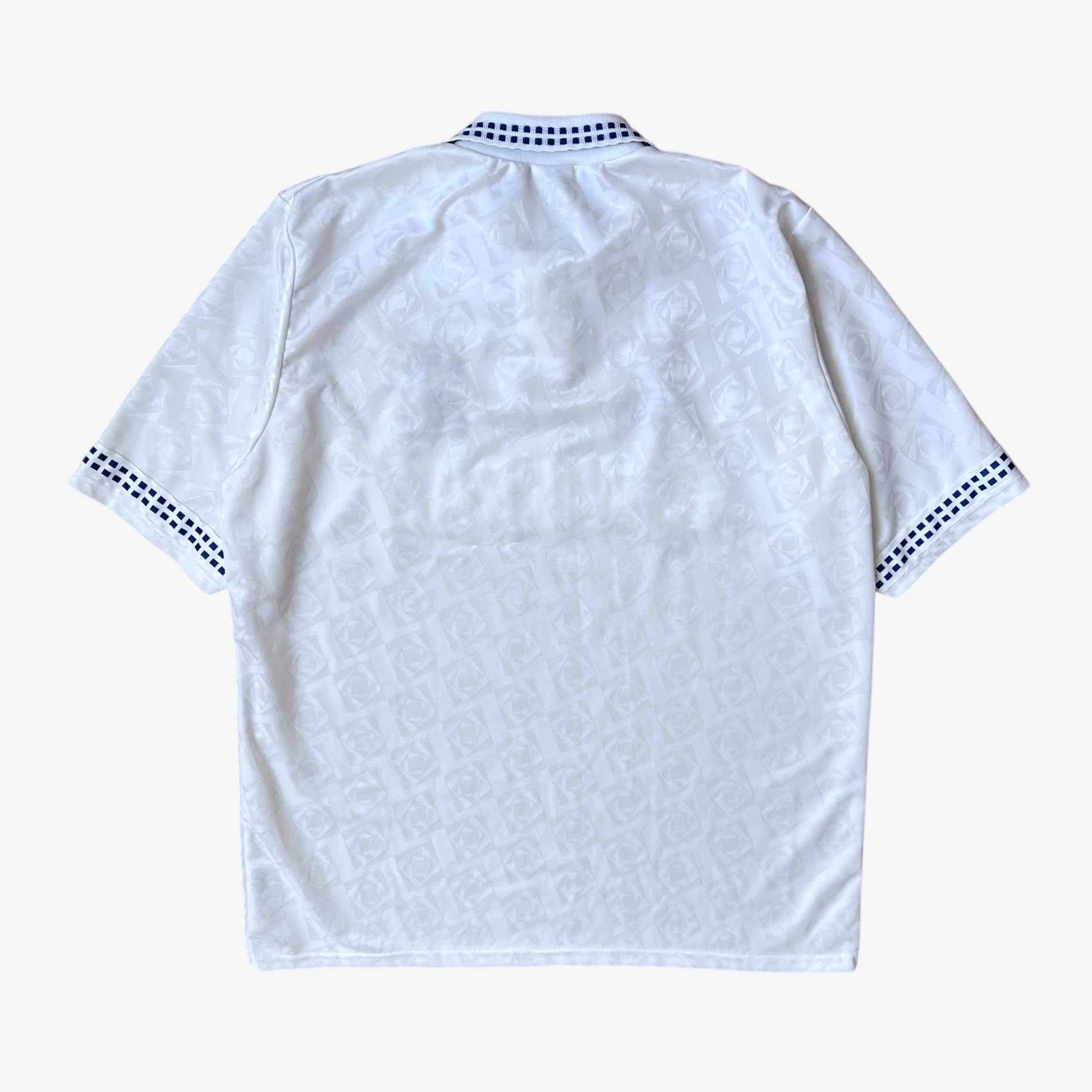 Vintage 90s Mens ENS Tranmere Rovers 1991 - 1993 White Home Football Jersey Back - Casspios Dream