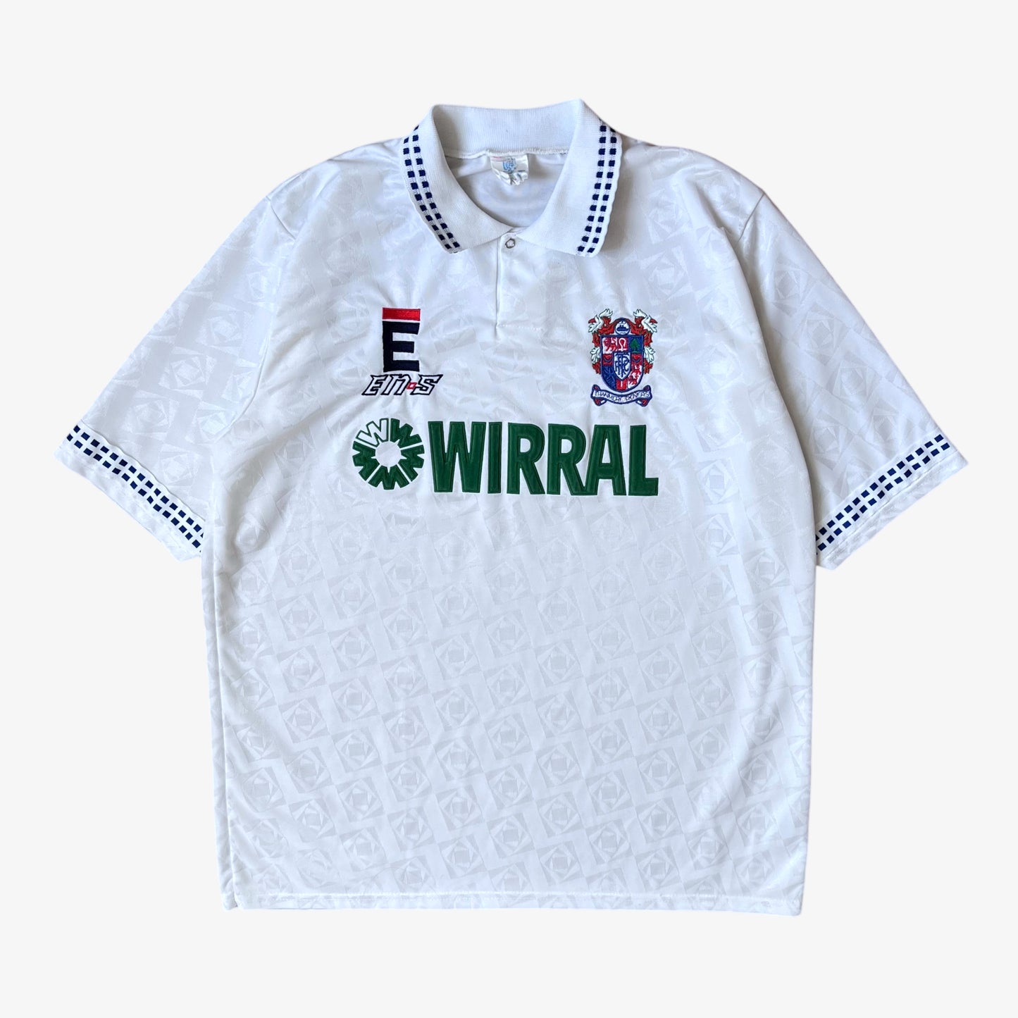 Vintage 90s Mens ENS Tranmere Rovers 1991 - 1993 White Home Football Jersey - Casspios Dream