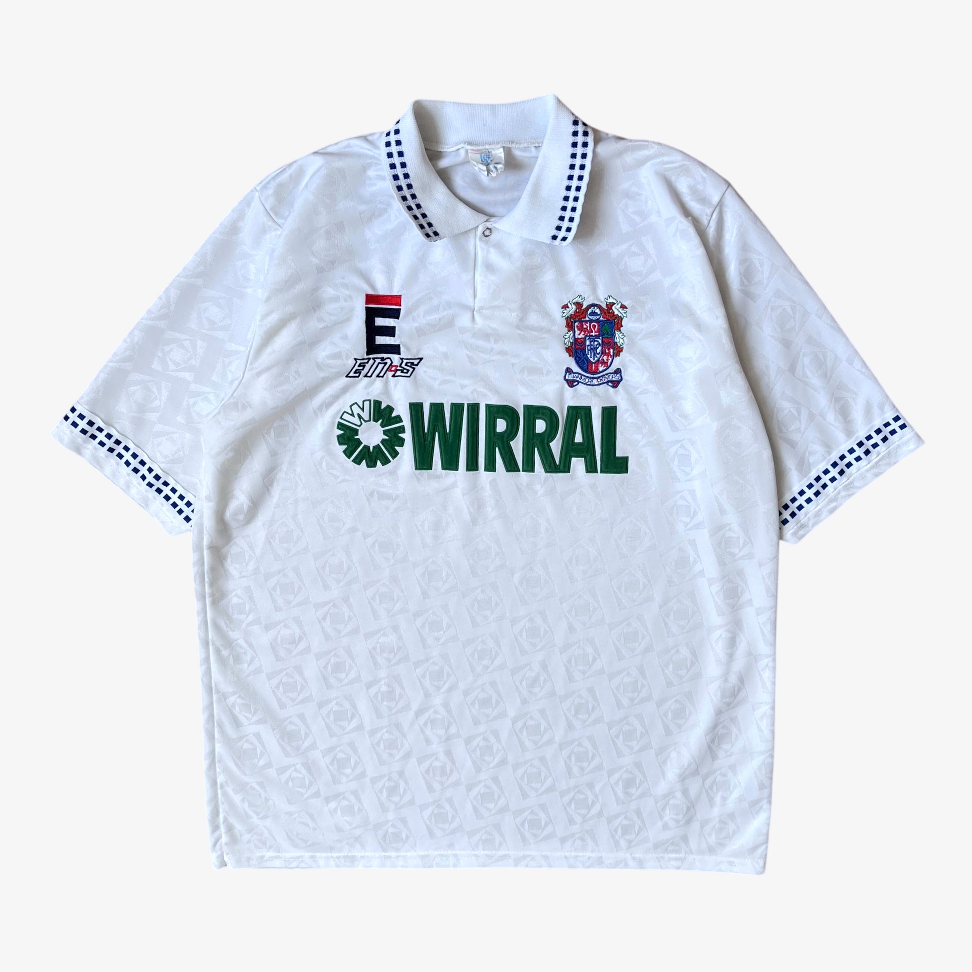 Vintage 90s Mens ENS Tranmere Rovers 1991 - 1993 White Home Football Jersey - Casspios Dream
