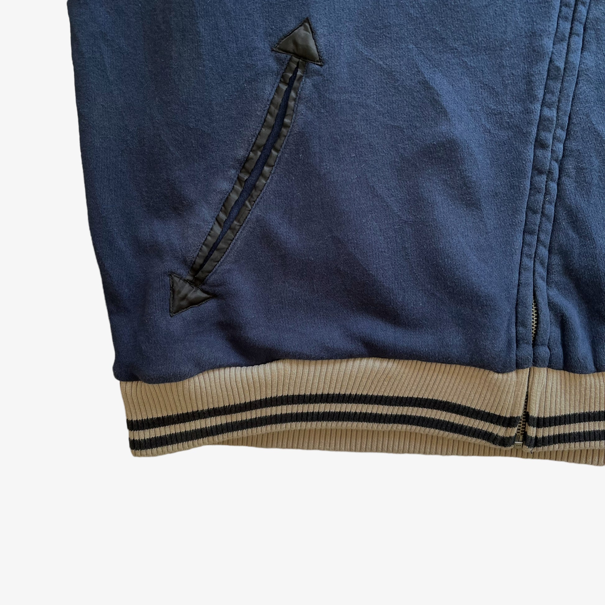 Vintage 90s Mens Embroidered Flying Dragon And Moon Print Bomber Jacket Pocket - Casspios Dream