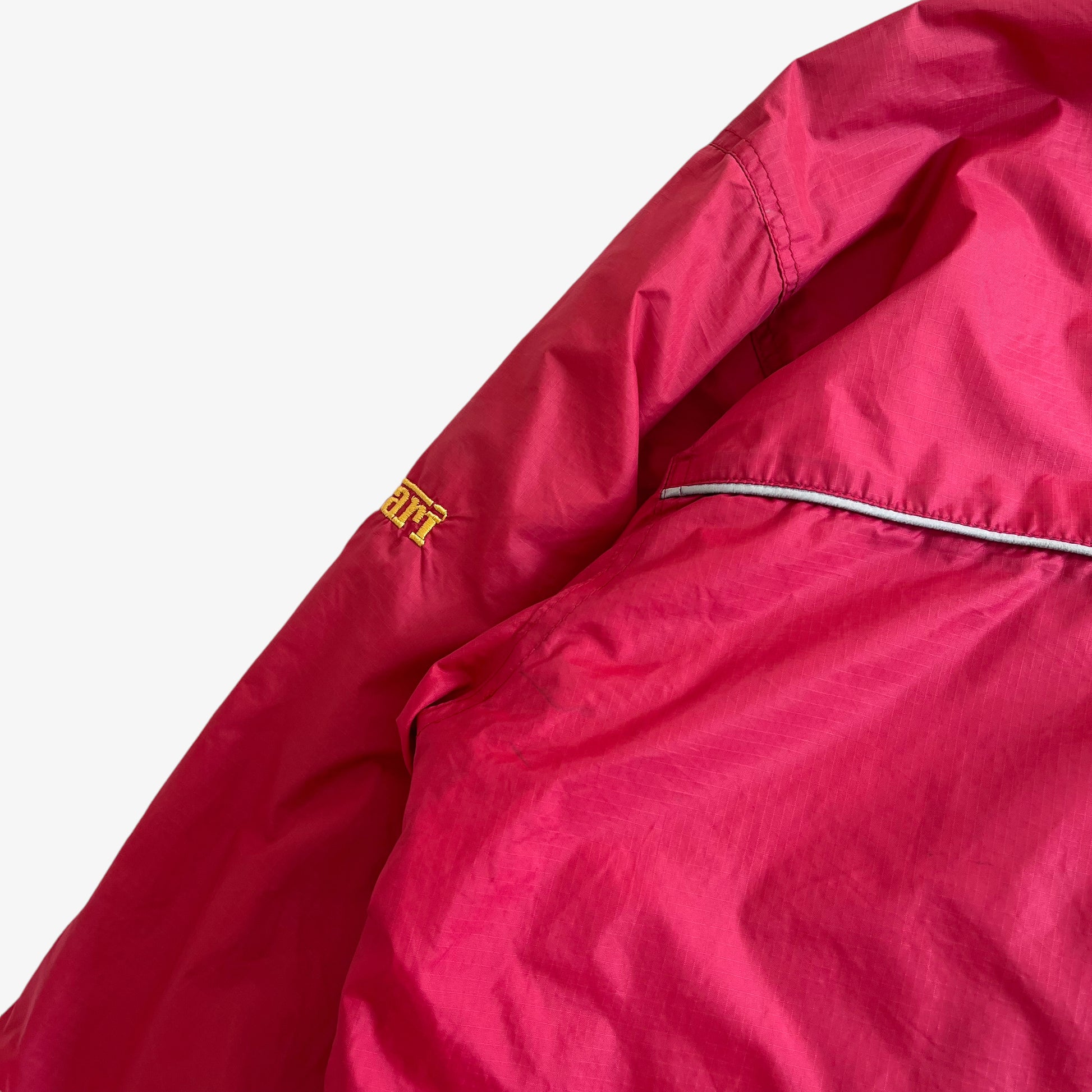 Vintage 90s Mens Ferrari Michael Schumacher Red Jacket Arm - Casspios Dream