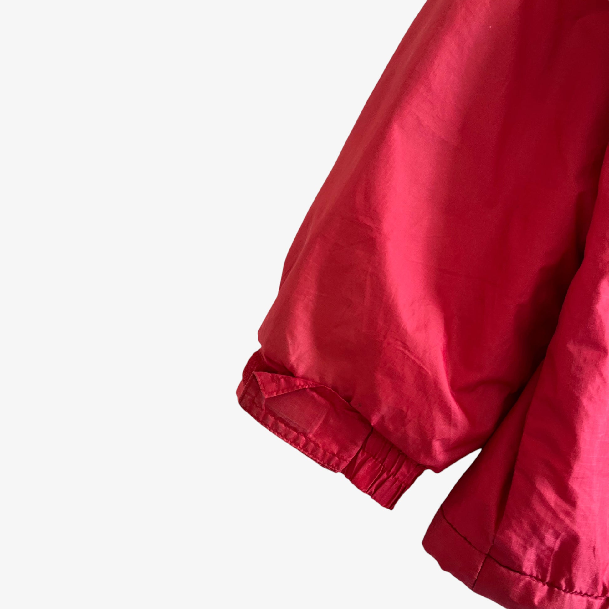 Vintage 90s Mens Ferrari Michael Schumacher Red Jacket Cuff - Casspios Dream