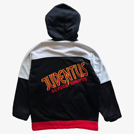 Vintage 90s Mens Juventus Beyond Sports Jacket With Embroidered Back Spell Out Back - Casspios Dream