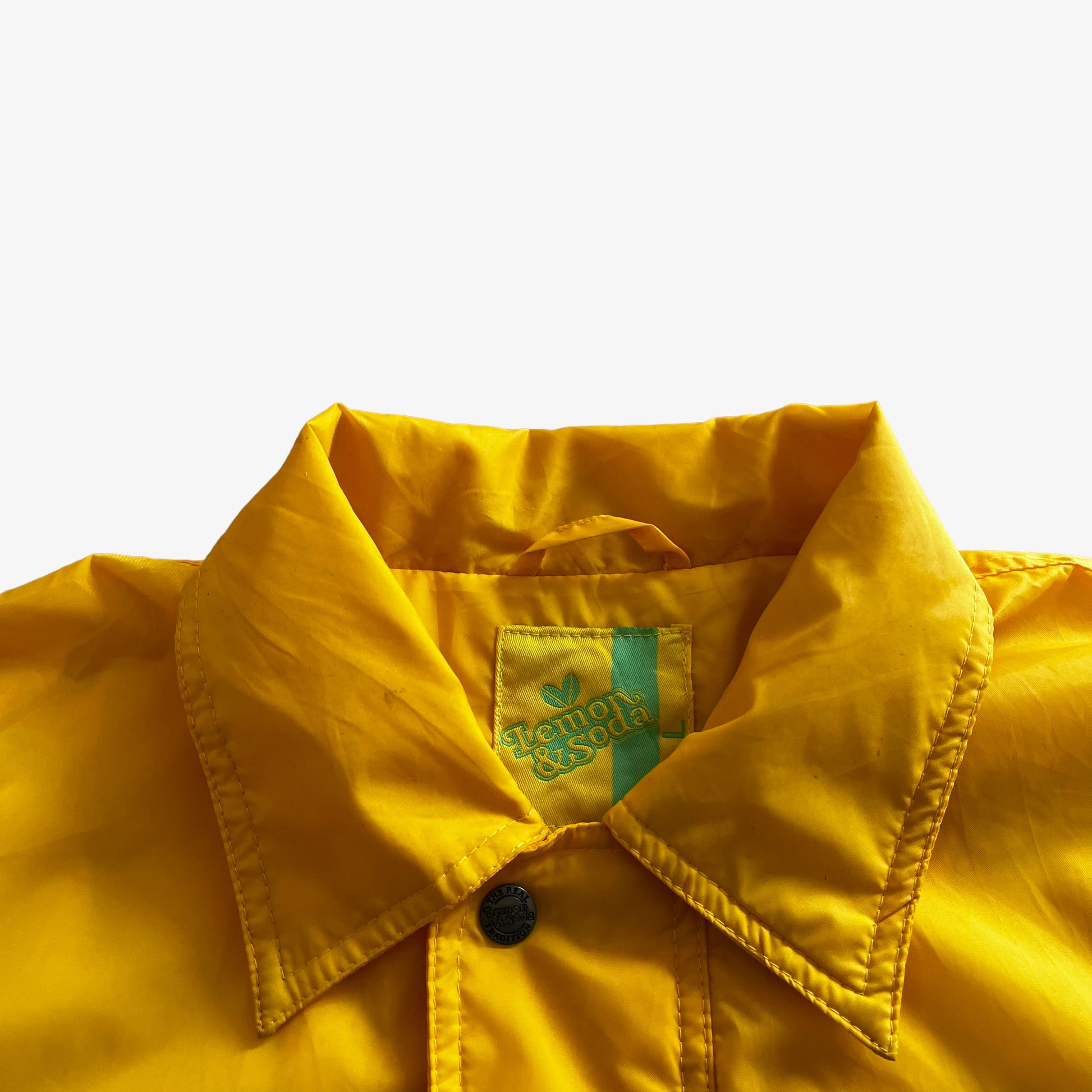 Vintage 90s Mens KPMG Team Player Yellow Jacket Label - Casspios Dream