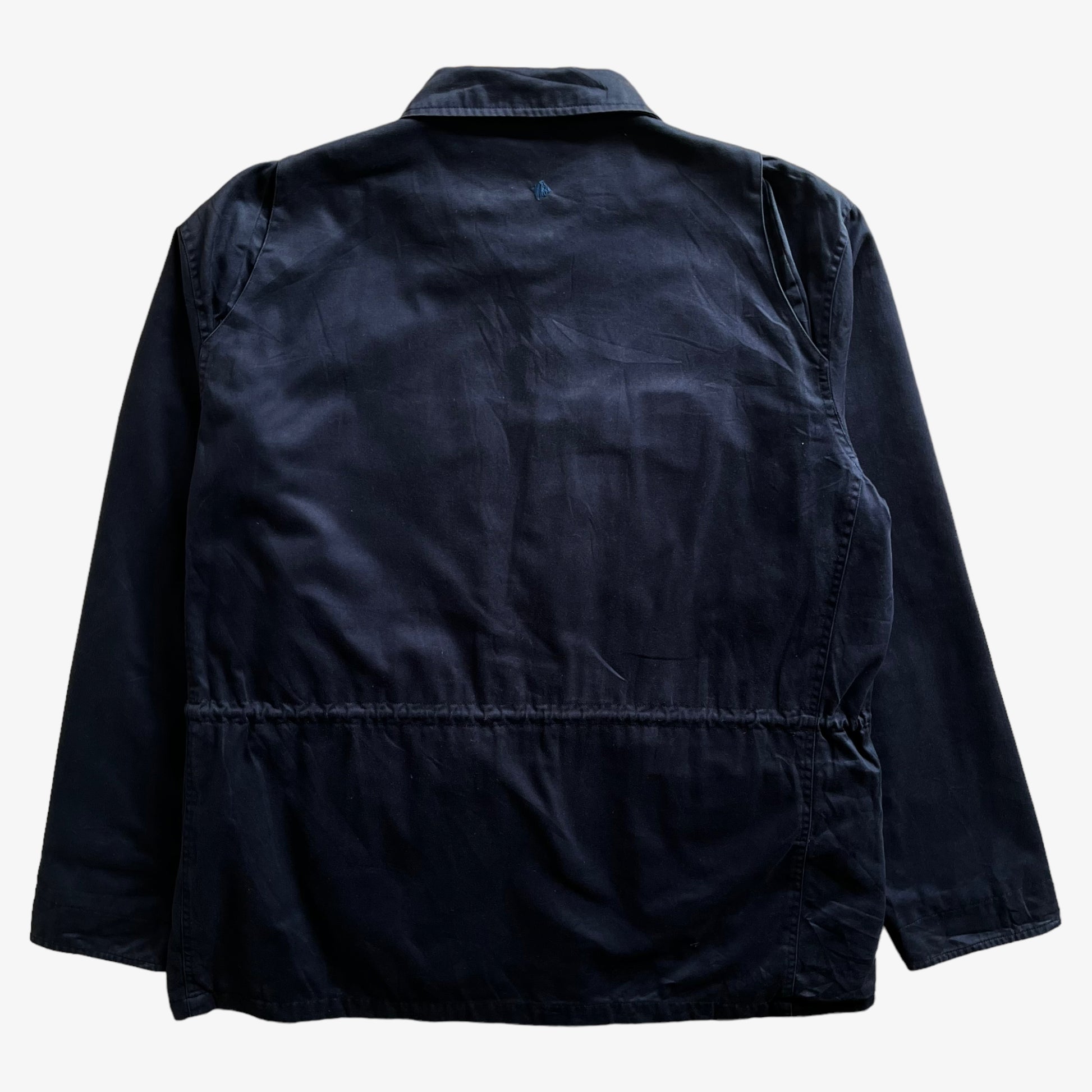 Vintage 90s Mens Levis California Navy Workwear Jacket Back - Casspios Dream