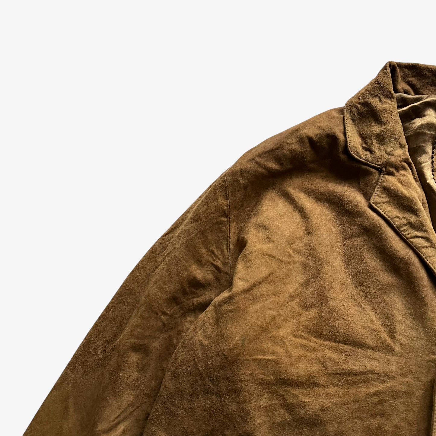 Vintage 90s Mens Marlboro Classics Brown Leather Blazer Wear - Casspios Dream