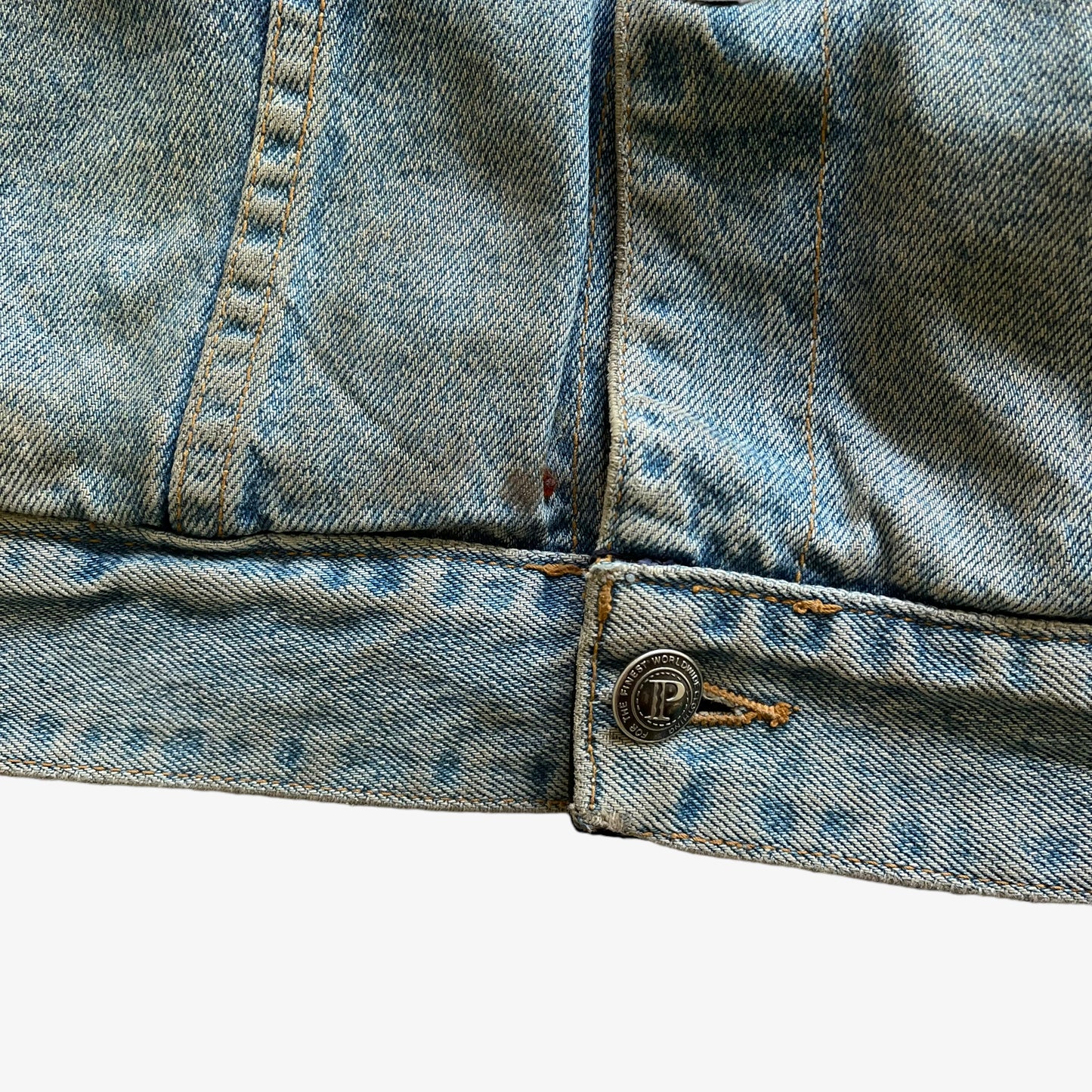 Vintage 90s Mens McColl Reversible Denim Trucker Jacket Button - Casspios Dream