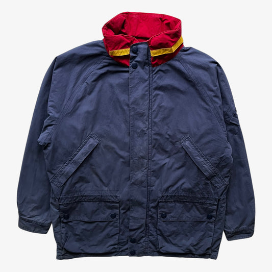 Vintage 90s Mens Nautica Faded Navy Sailing Jacket - Casspios Dream