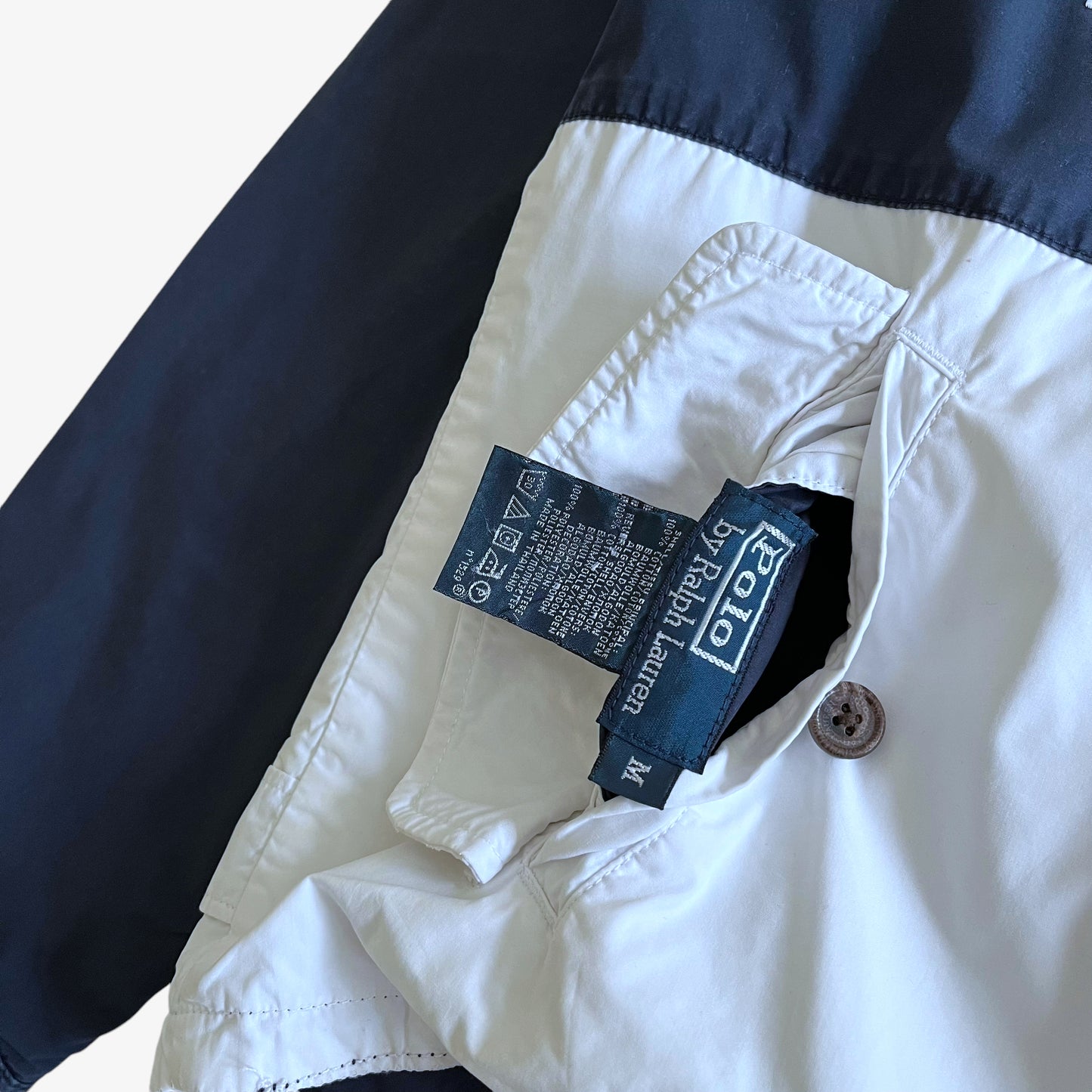 Vintage 90s Mens Polo Ralph Lauren MMIX Mercer Classic Hunter Jumper Team Reversible Jacket Label - Casspios Dream