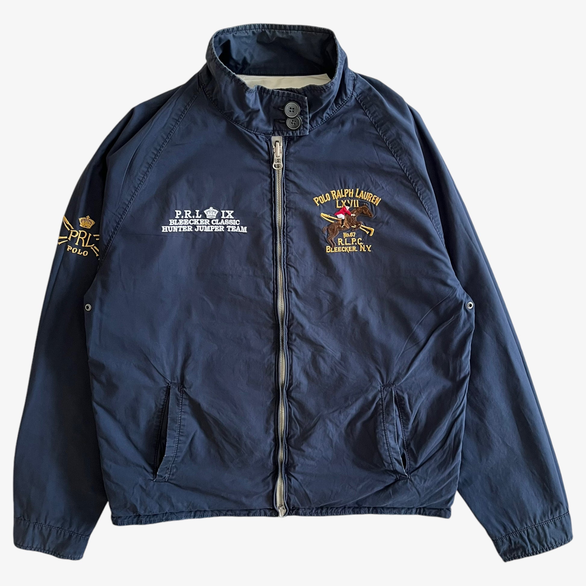 Vintage 90s Mens Polo Ralph Lauren MMIX Mercer Classic Hunter Jumper Team Reversible Jacket Reversed - Casspios Dream