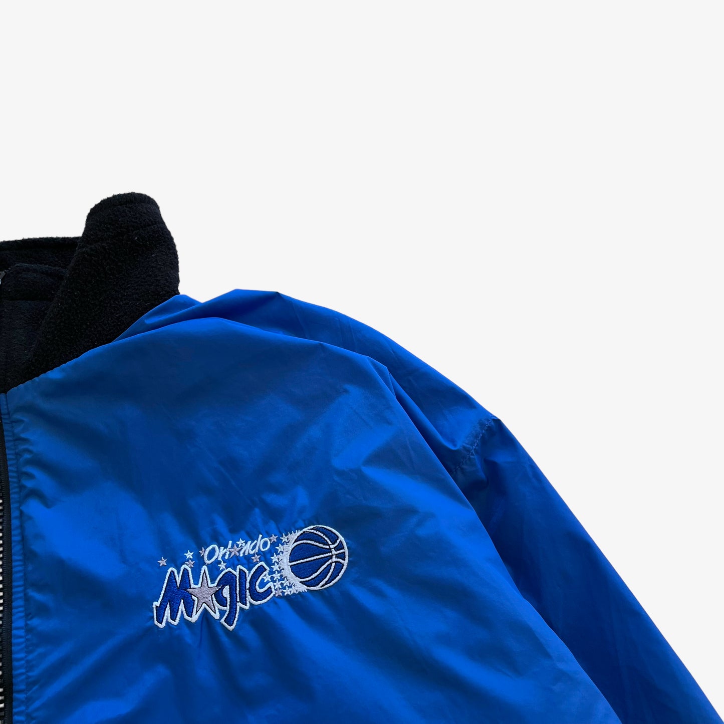 Vintage 90s Mens Pro Player NBA Orlando Magic Reversible Jacket Spell Out - Casspios Dream