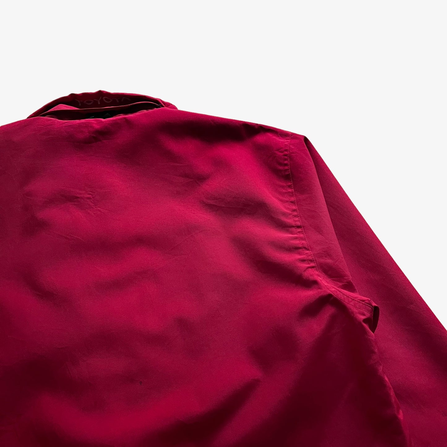 Vintage 90s Mens Toyota Red Jacket Back Wear - Casspios Dream