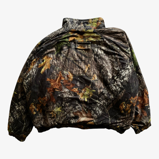 Vintage 90s Mens Woolrich Woodland Camouflage Jacket Back - Casspios Dream