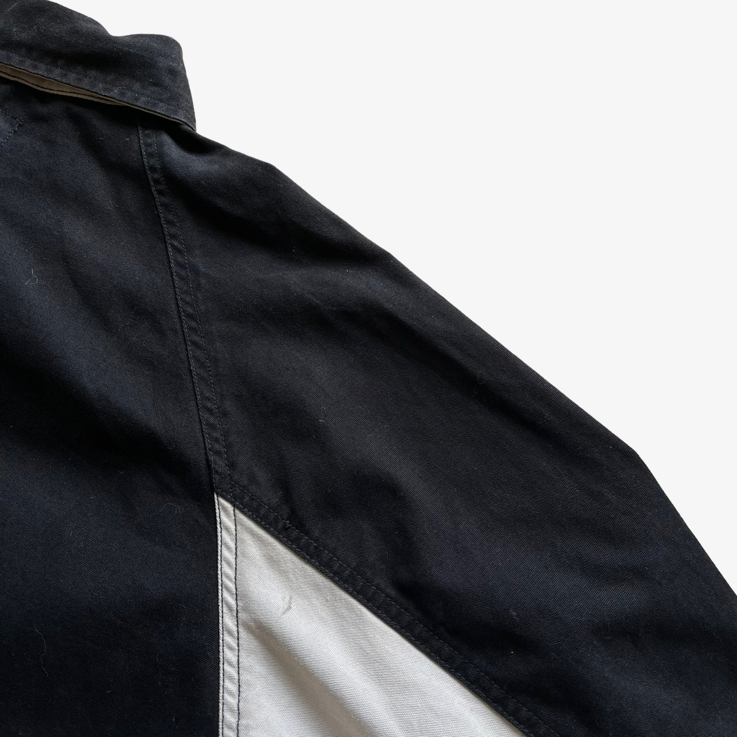 Vintage 90s Mens Wrangler Black And White Authentic Western Jacket Shoulder - Casspios Dream