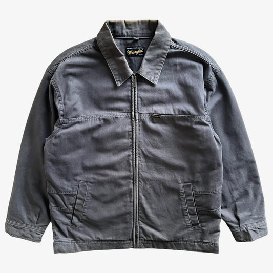 Vintage 90s Mens Wrangler Khaki Jacket - Casspios Dream