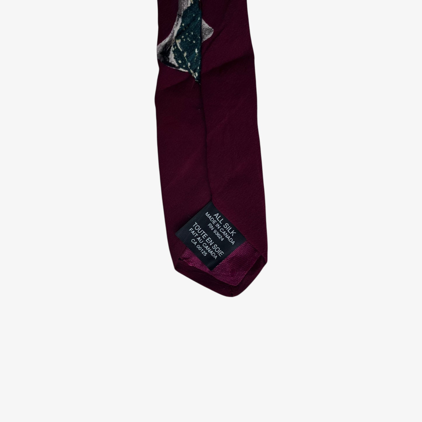 Vintage 90s Norman Rockwell 1993 The Saturday Evening Post Runaway Print Red Silk Tie Made In Canada - Casspios Dream