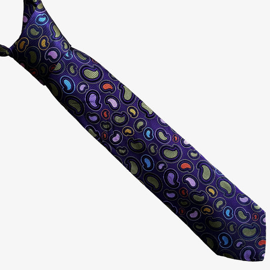 Vintage 90s Robert Talbott Best Of Class Nordstrom Paisley Print Purple Silk Tie - Casspios Dream