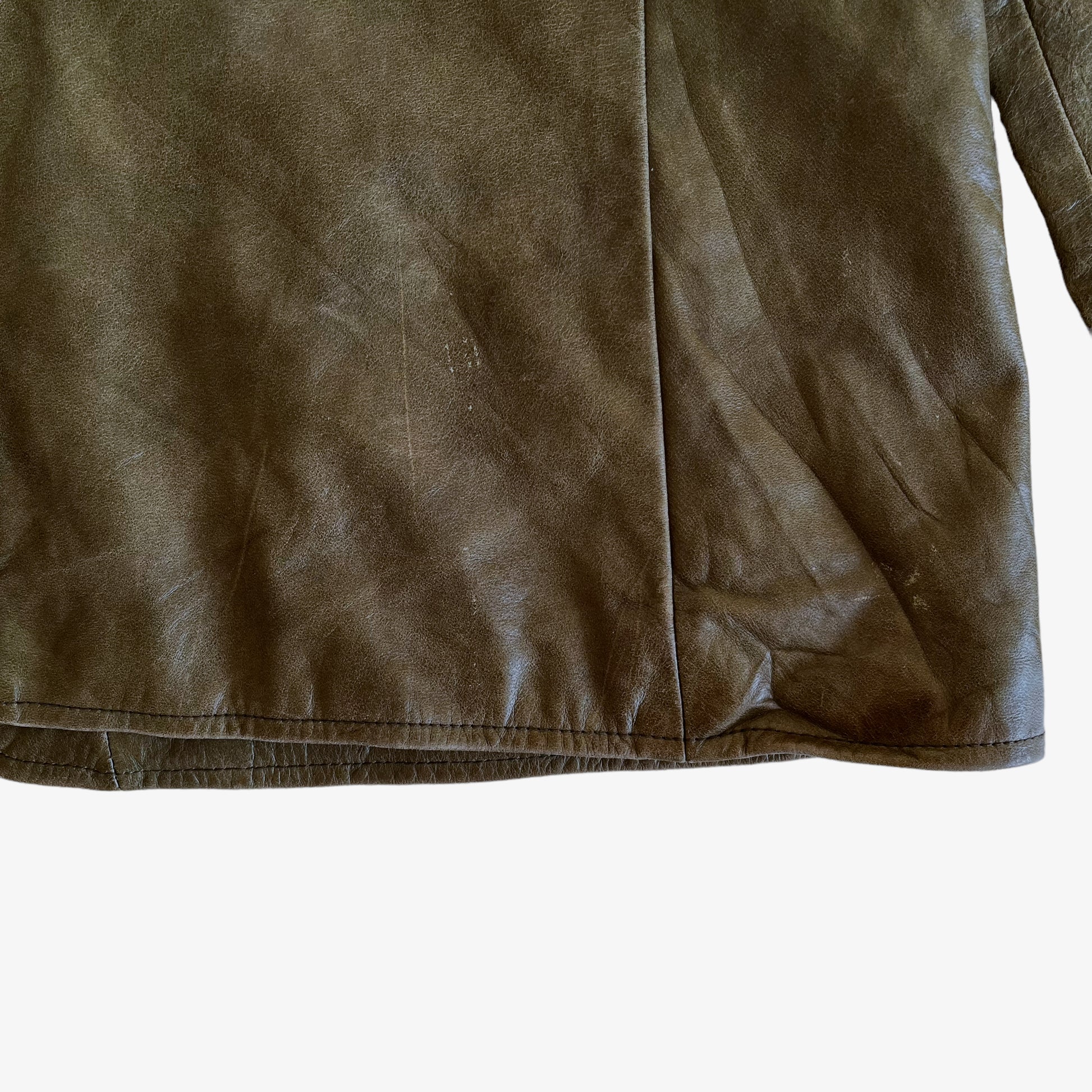 Vintage 90s Womens GAP Olive Green Blazer Hem - Casspios Dream