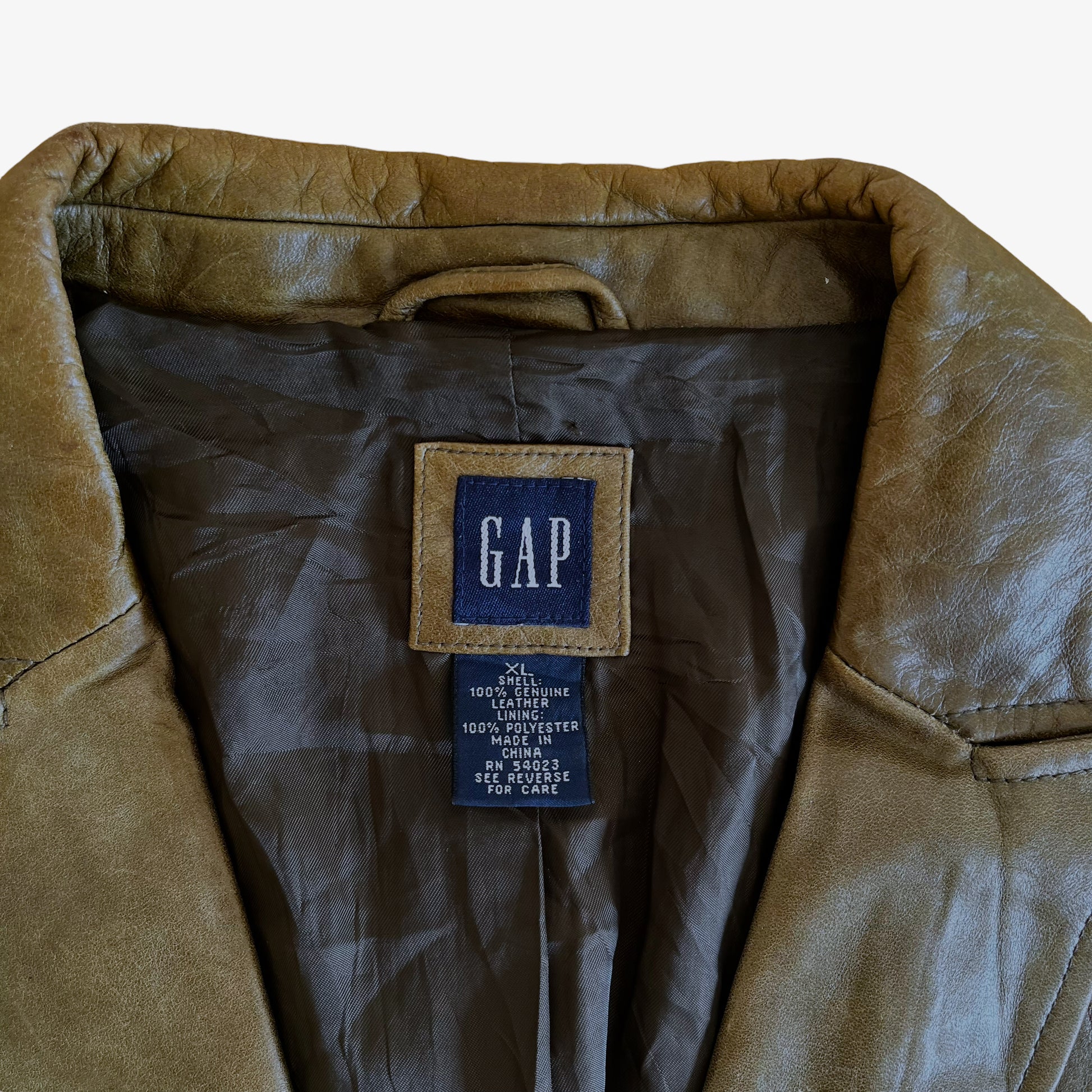 Vintage 90s Womens GAP Olive Green Blazer Label - Casspios Dream