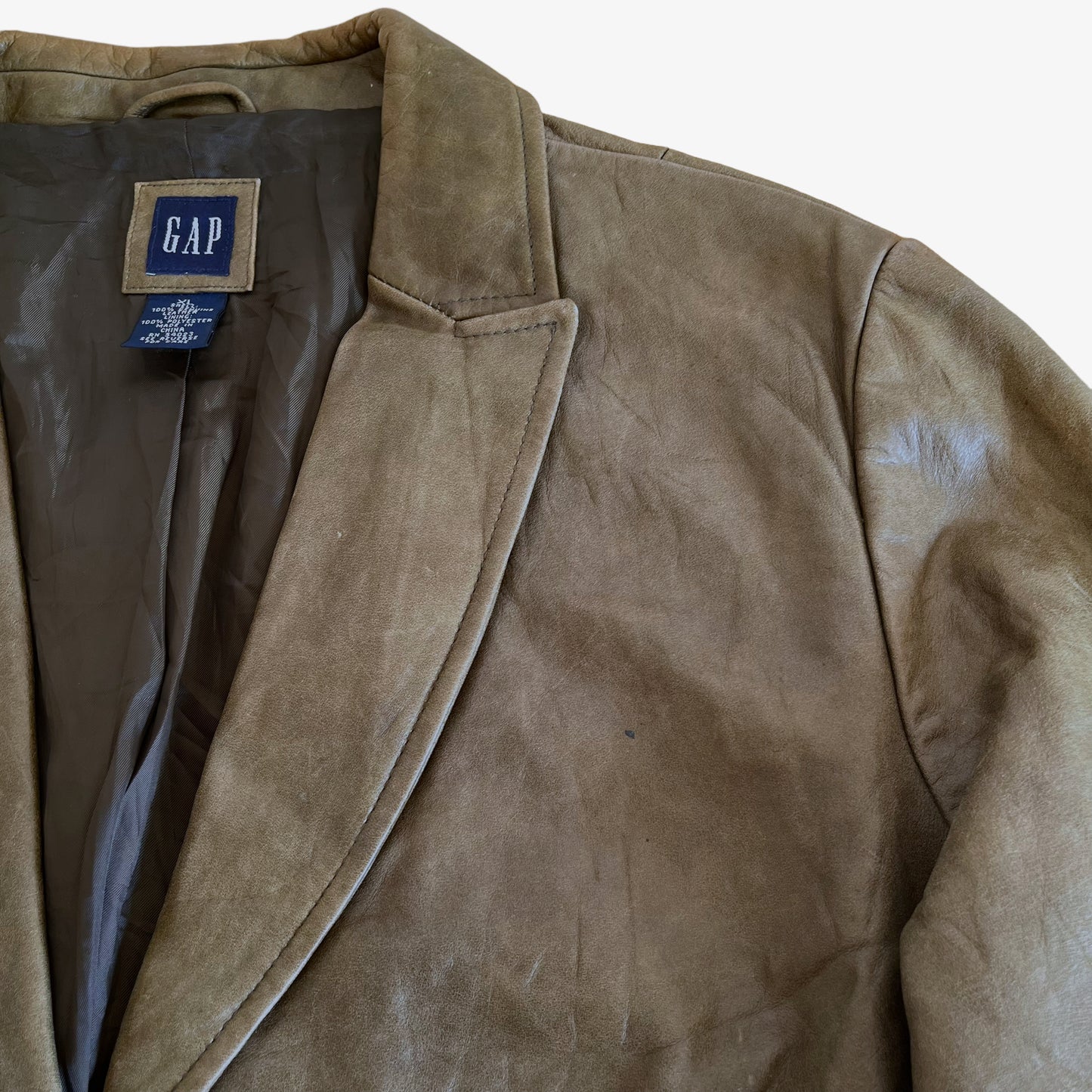 Vintage 90s Womens GAP Olive Green Blazer Wear - Casspios Dream