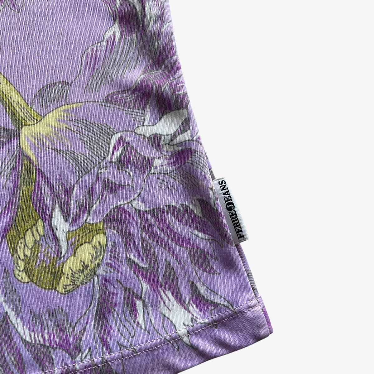Vintage 90s Womens Gianfranco Ferre Jeans Purple Floral Print Vest Tag - Casspios Dream