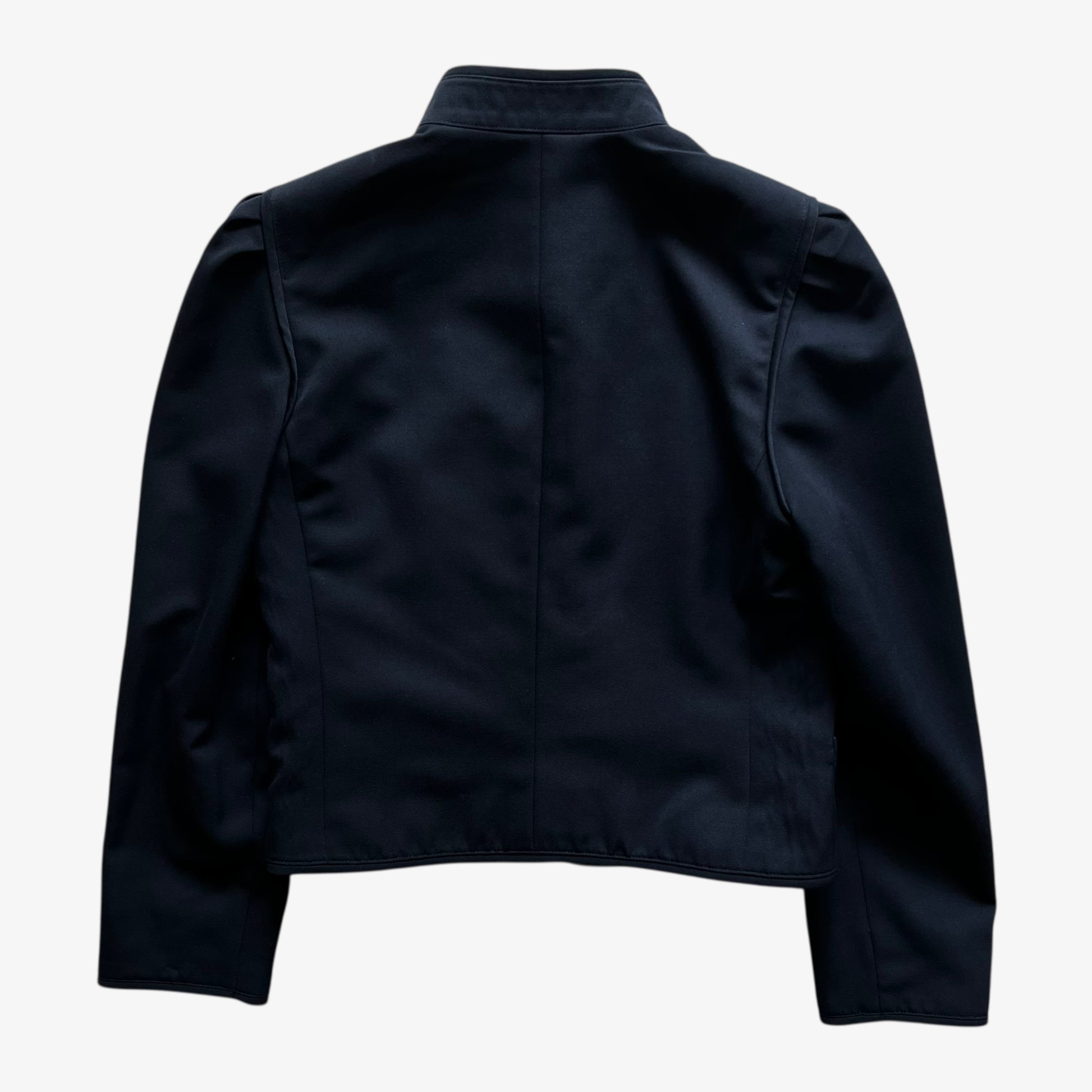 Vintage 90s Womens Louis Feraud Navy Jacket Back - Casspios Dream