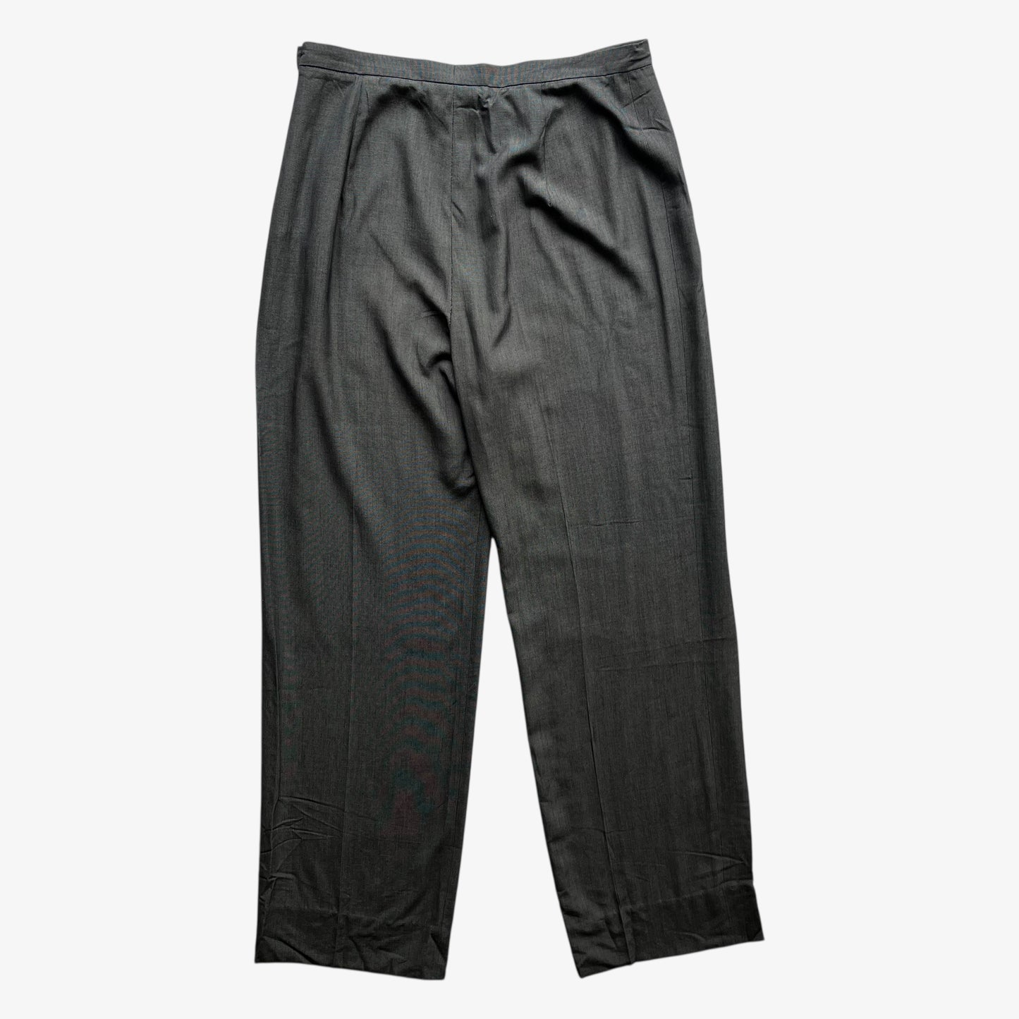 Vintage 90s Womens Max Mara Wool And Mohair Three Piece Set Trousers Back - Casspios Dream