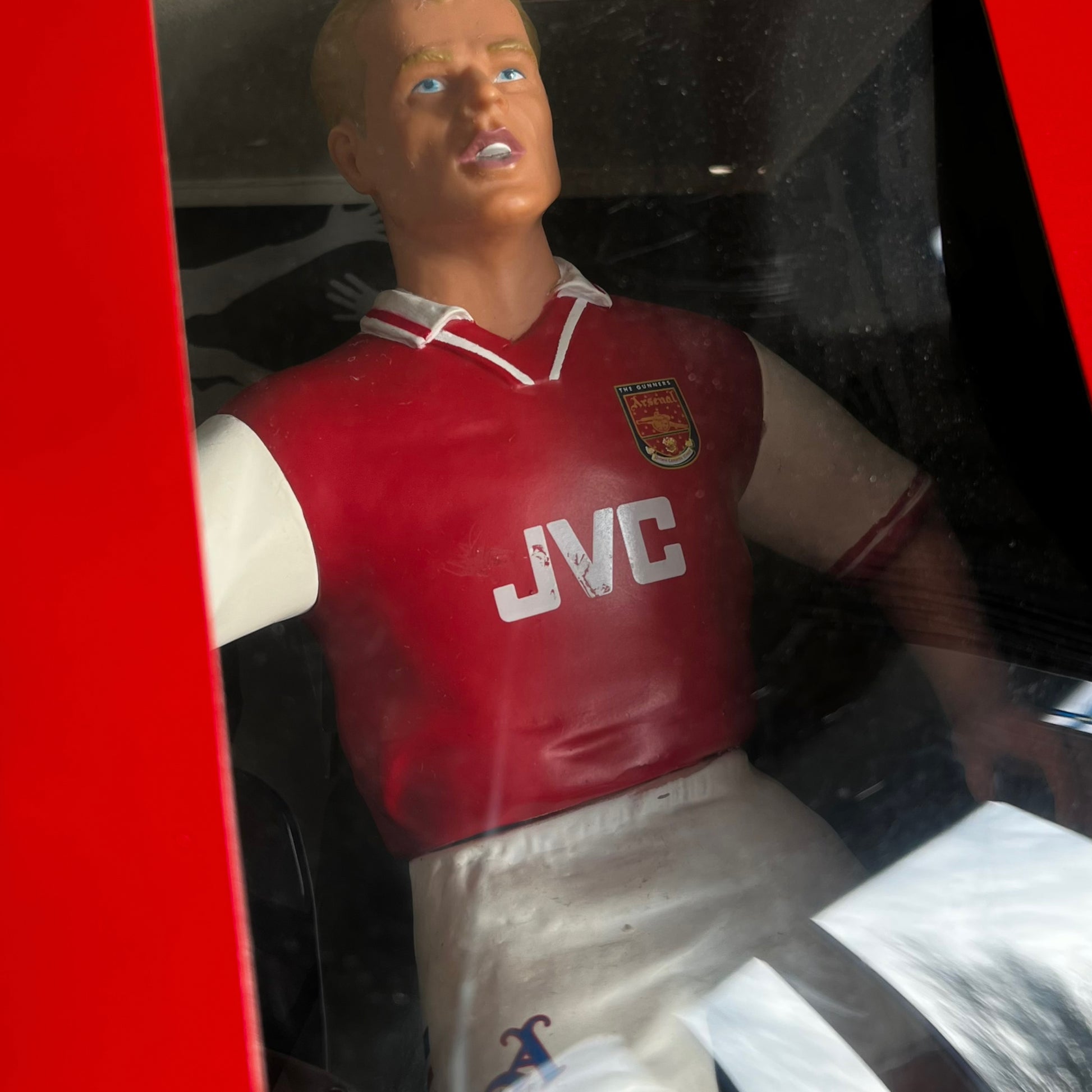 Vintage Y2K Arsenal Football Team Boxed Dennis Bergkamp Figurine Mark - Casspios Dream
