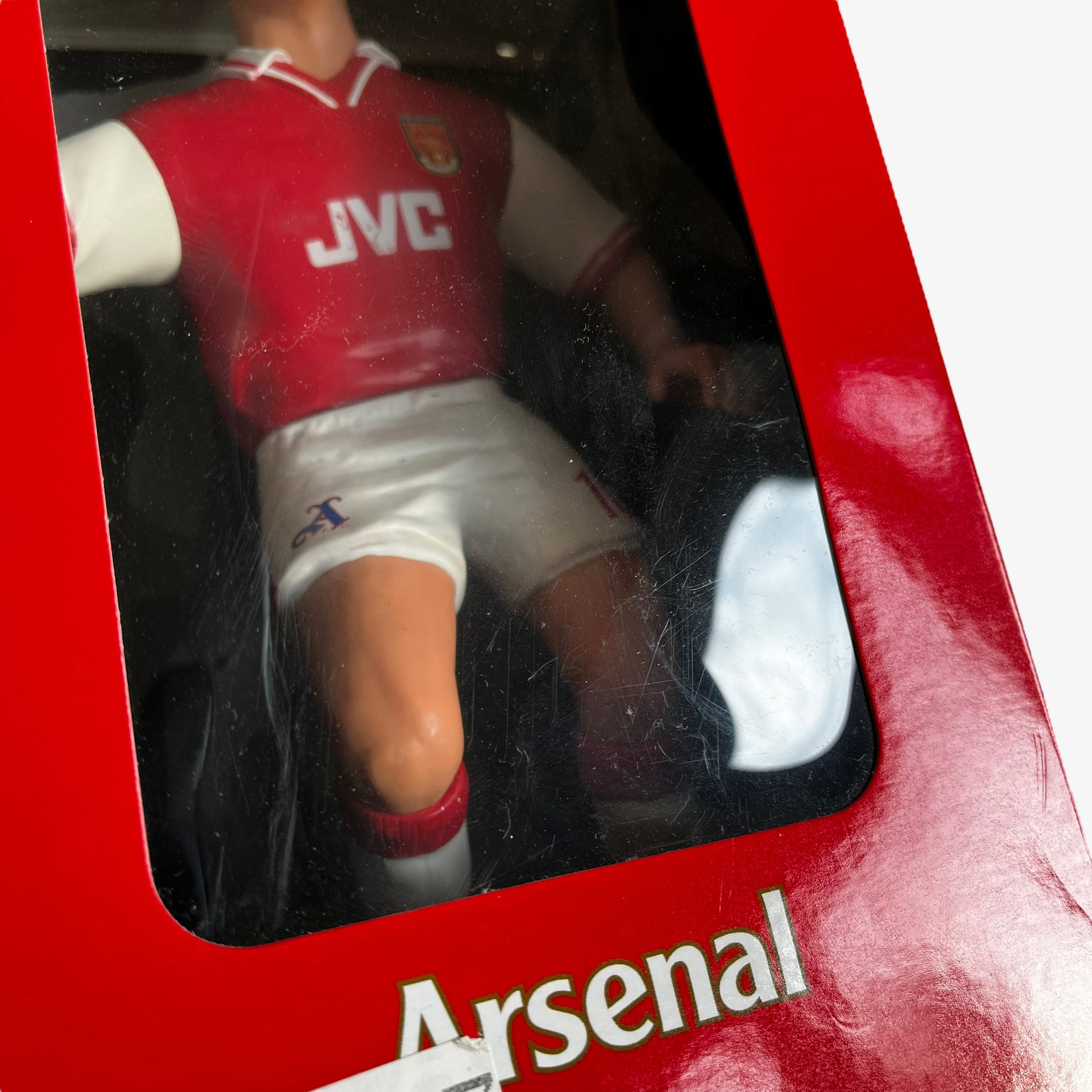 Vintage Y2K Arsenal Football Team Boxed Dennis Bergkamp Figurine Wear - Casspios Dream