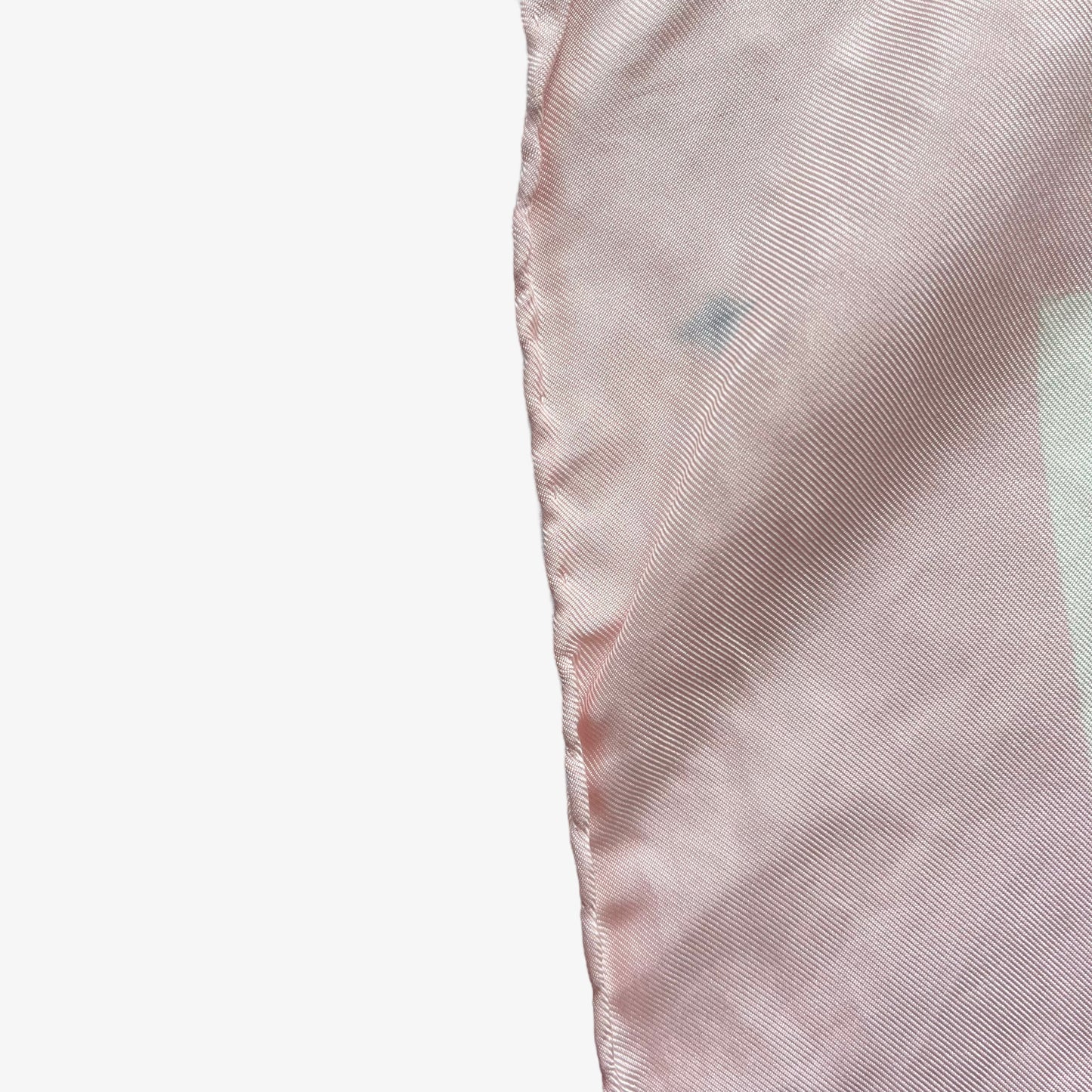 Patina on women's vintage Y2K Burberry polka dot and spell out logo print pink silk scarf.