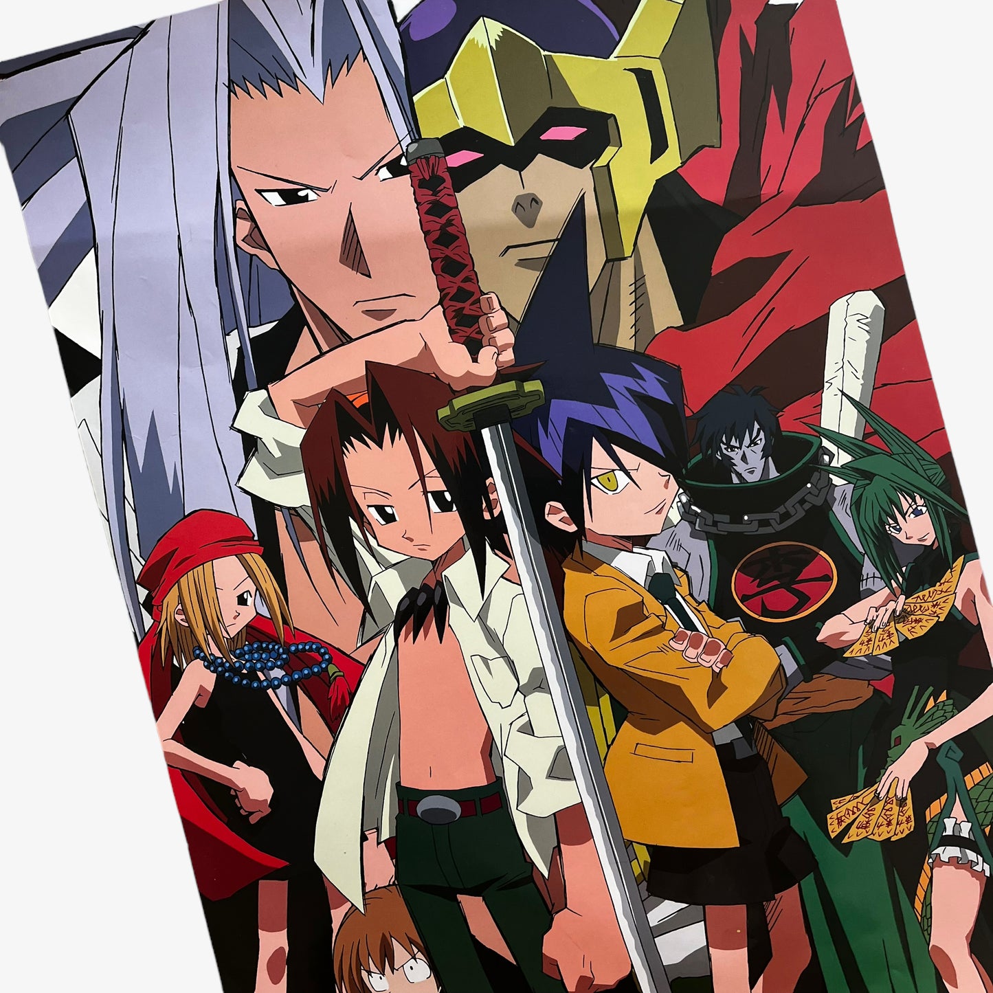 Vintage Y2K Hiroyuki Takei 2001 Shaman King Anime Poster Cartoon Print - Casspios Dream