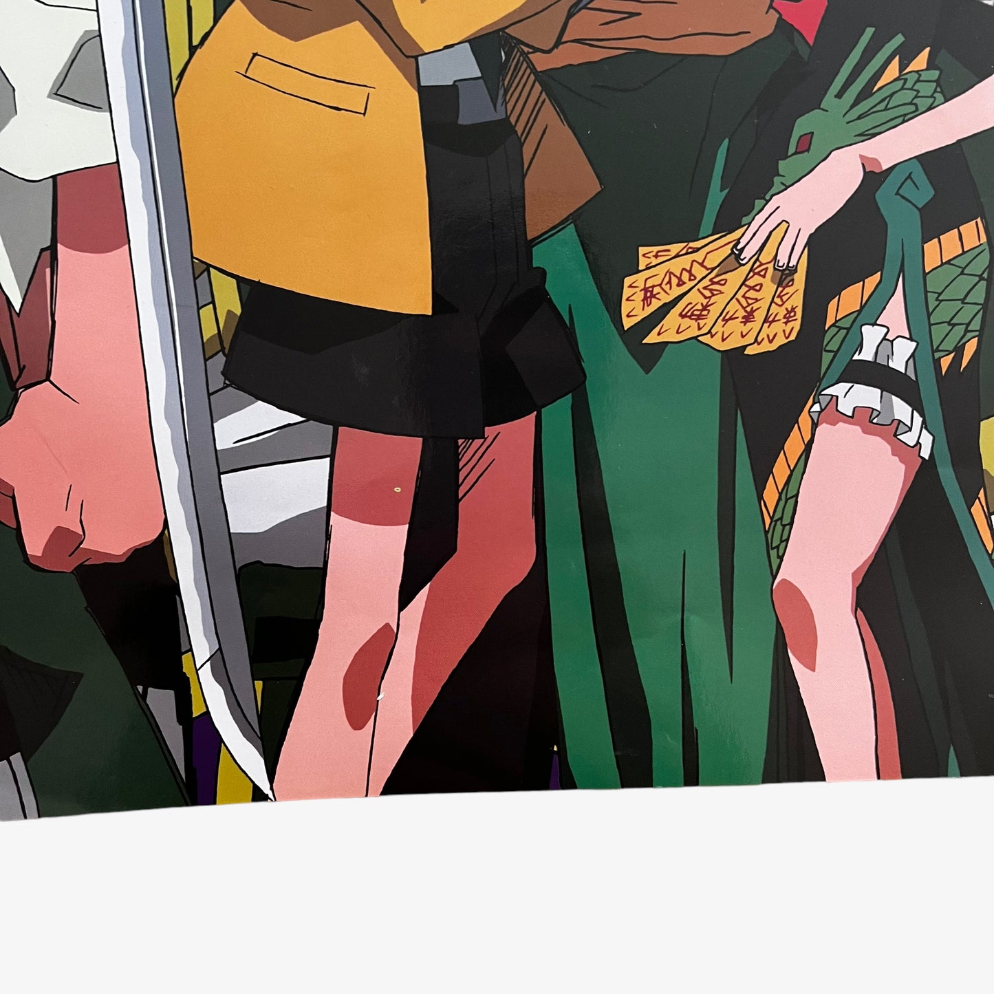 Vintage Y2K Hiroyuki Takei 2001 Shaman King Anime Poster Marks - Casspios Dream