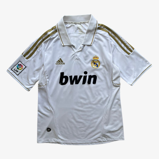 Vintage Y2K Mens Adidas Real Madrid 2011 - 2012 Ronaldo 7 White Home Football Jersey - Casspios Dream