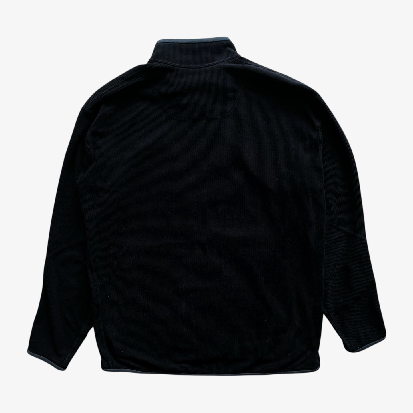 Vintage Y2K Mens Arcteryx Covert Polartec Black Fleece Jacket Back - Casspios Dream