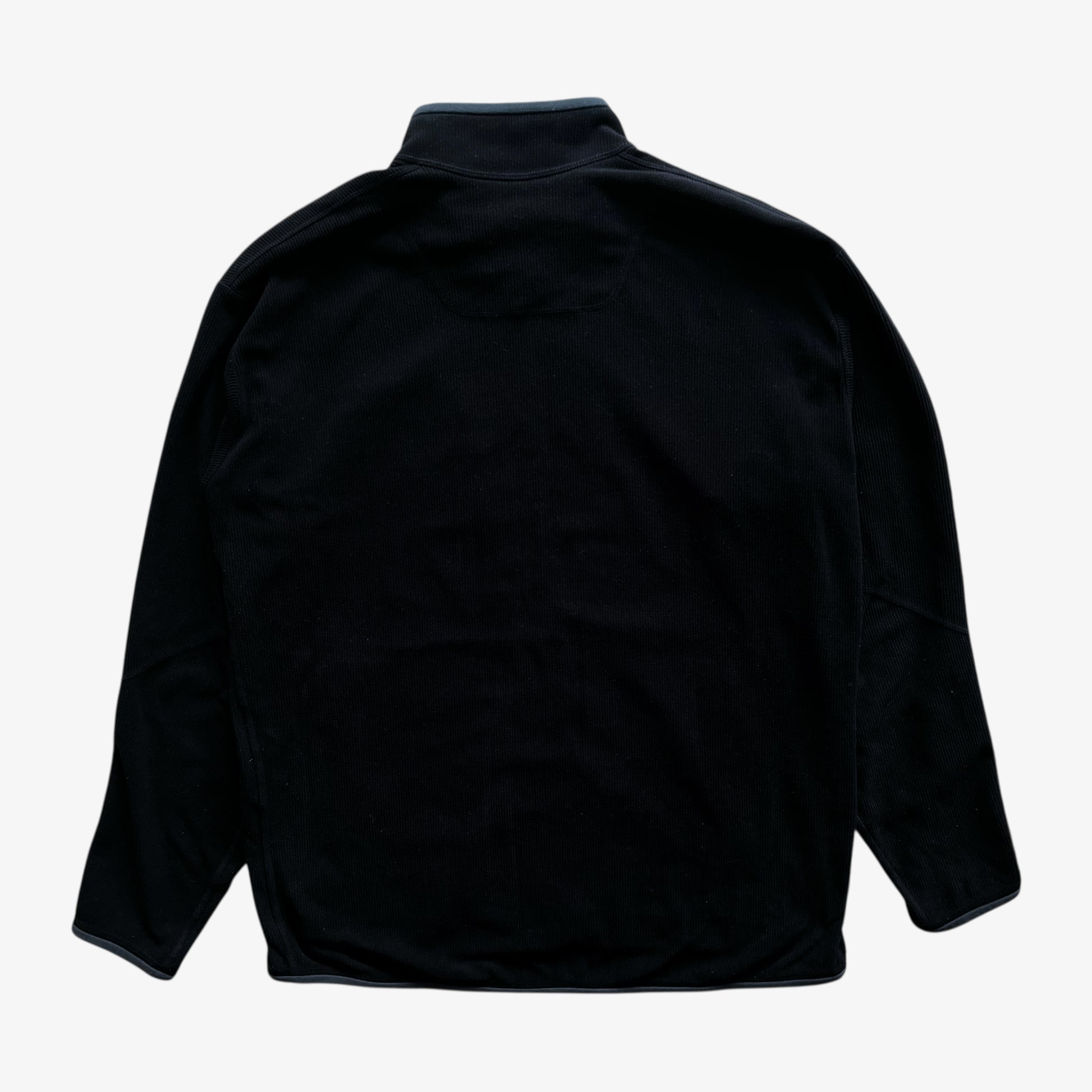 Vintage Y2K Mens Arcteryx Covert Polartec Black Fleece Jacket Back - Casspios Dream