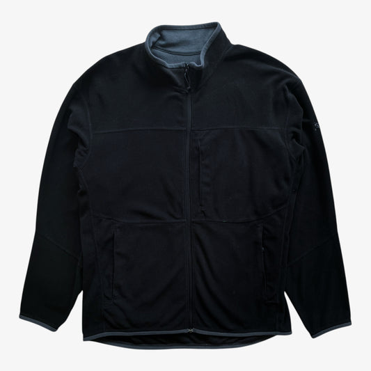 Vintage Y2K Mens Arcteryx Covert Polartec Black Fleece Jacket - Casspios Dream