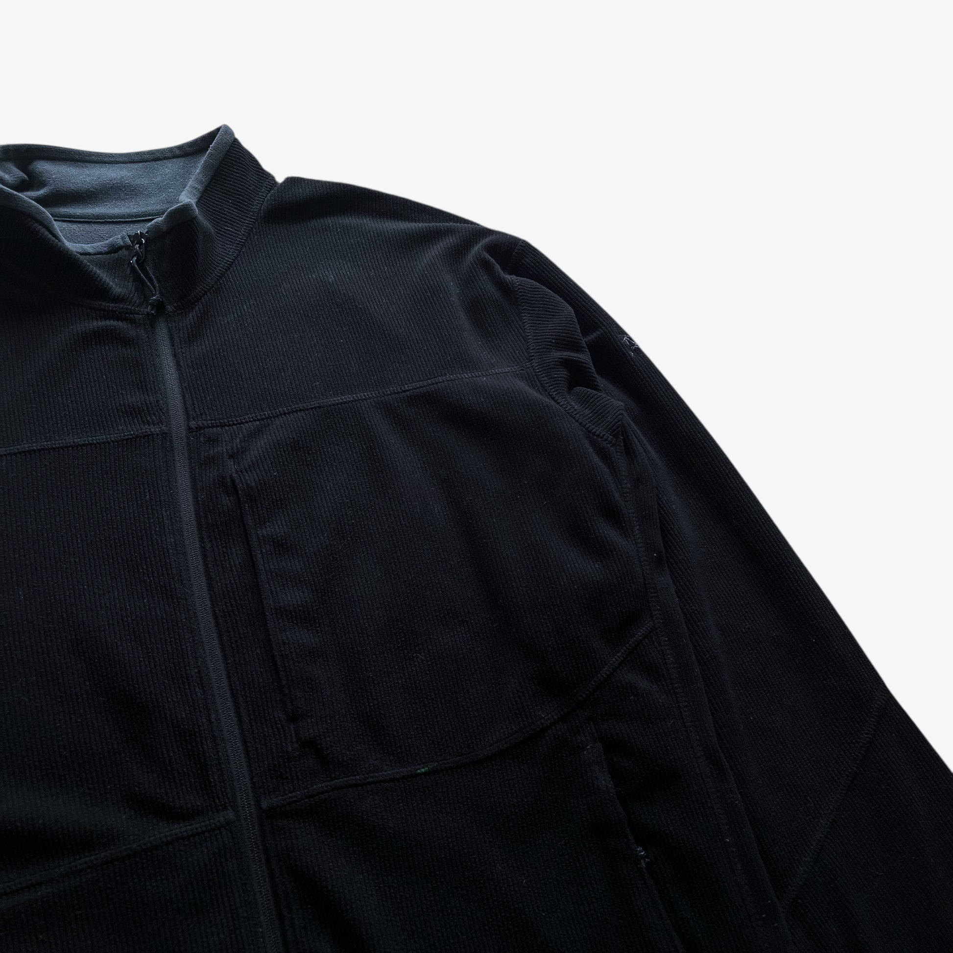 Vintage Y2K Mens Arcteryx Covert Polartec Black Fleece Jacket Utility - Casspios Dream