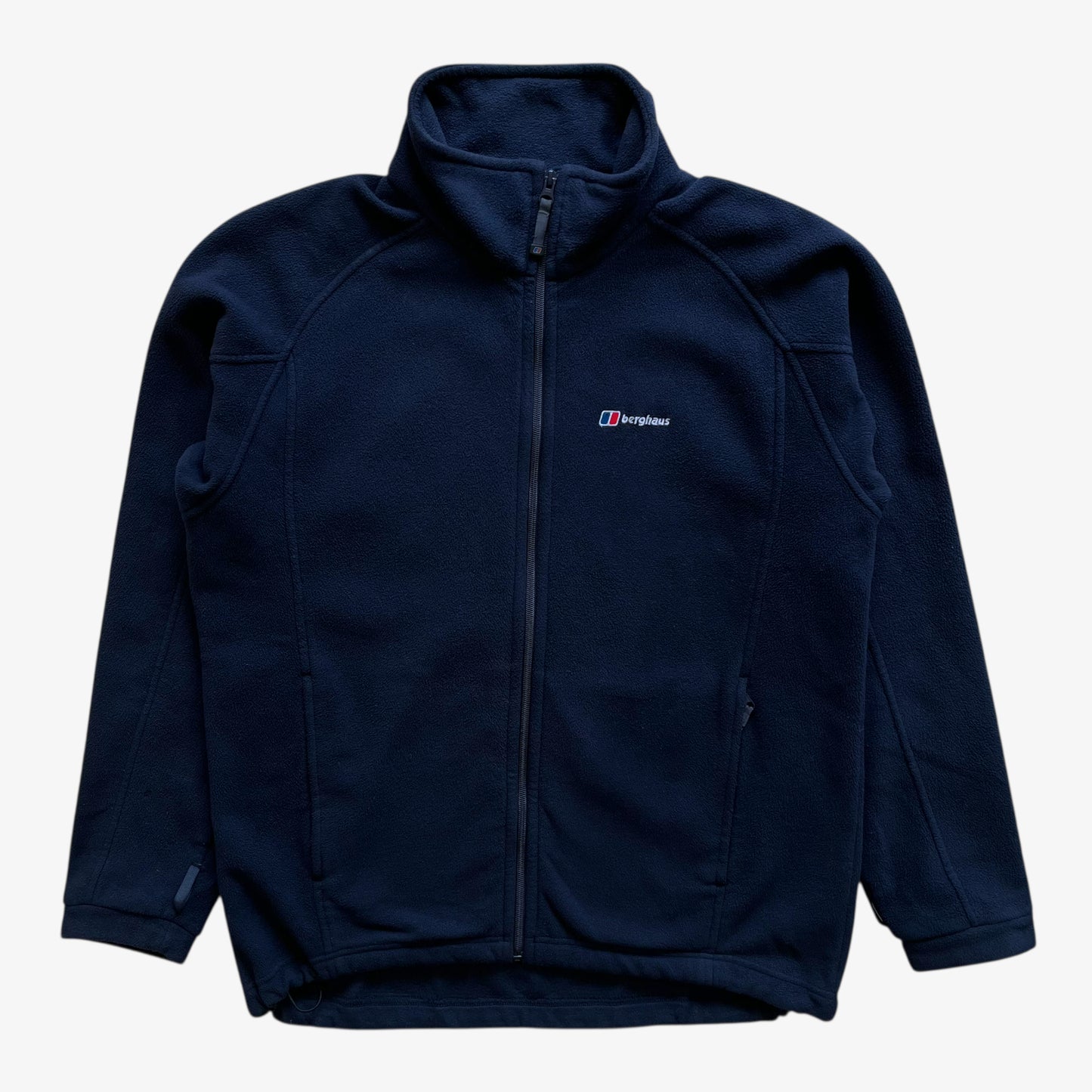 Vintage Y2K Mens Berghaus Navy Fleece Jacket - Casspios Dream