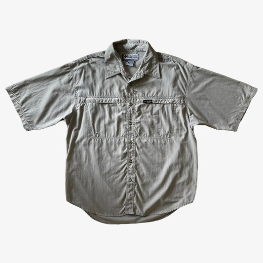 Vintage Y2K Mens Columbia GRT Omni Dry Short Sleeve Shirt - Casspios Dream
