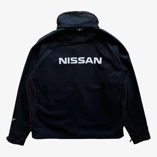 Vintage Y2K Mens Columbia Titanium Nissan Jacket With Embroidered Spell Out Back - Casspios Dream
