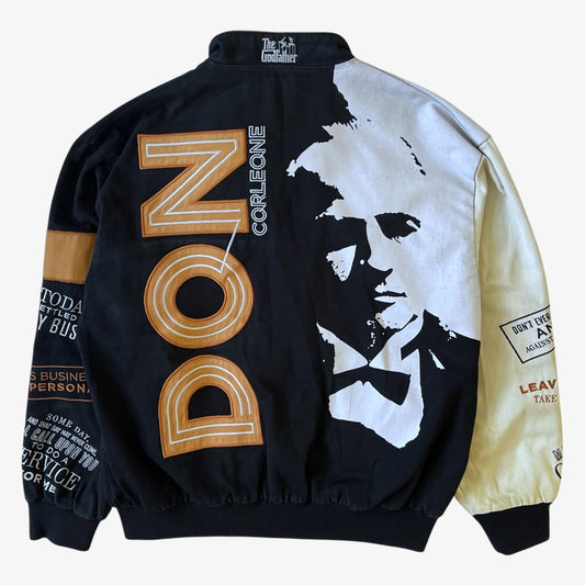 Vintage Nascar jacket with Don Corleone promotional embroidery.