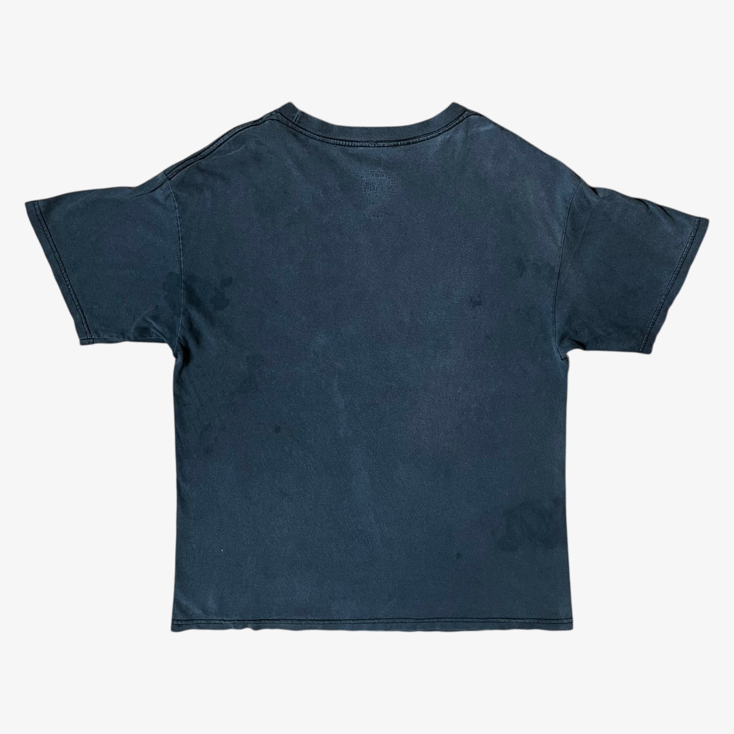 Back of vintage Y2K men's MMA Elite Chuck Liddell Iceman Samurai print t-shirt.