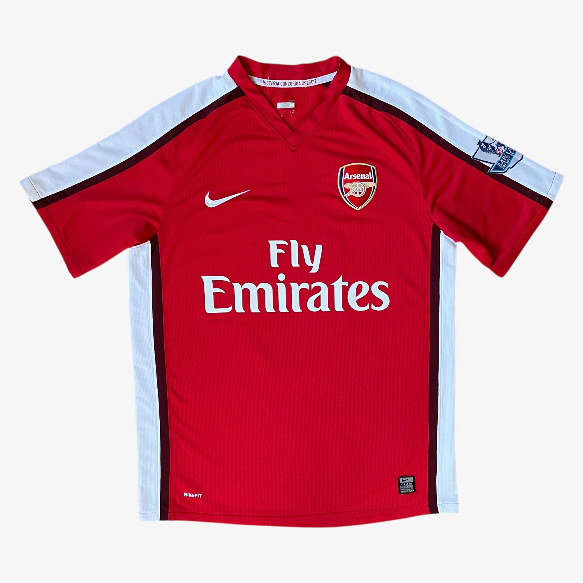 Vintage men's Nike Arsenal 2008 - 2010 red home football jersey.