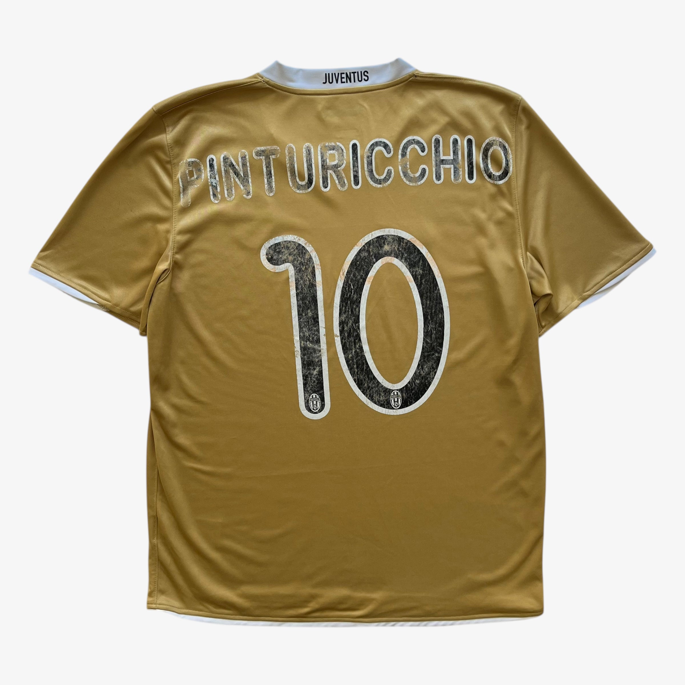 Vintage Y2K Nike Juventus Gold Jersey | Casspio's Dream