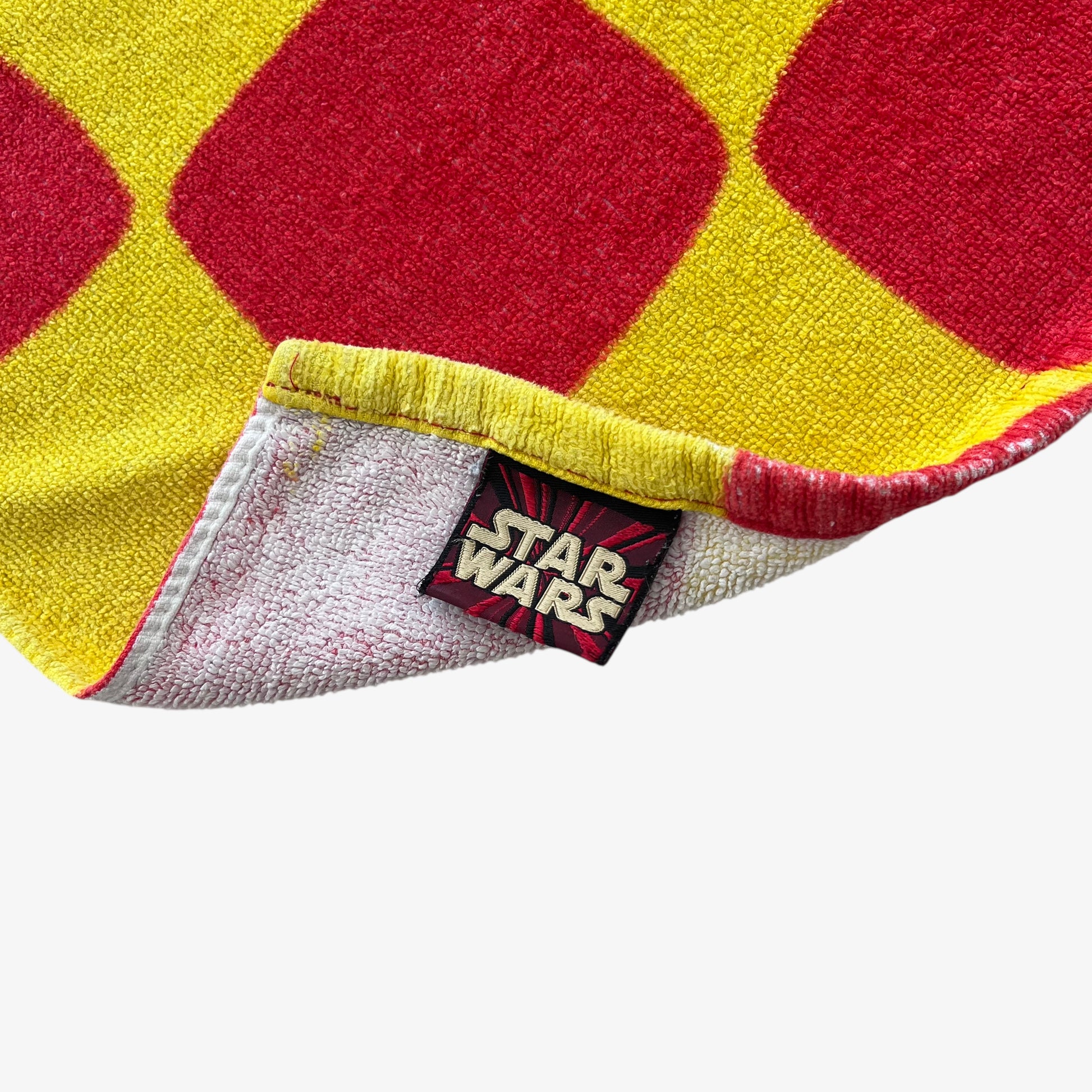 Vintage Y2K Star Wars Episode One Anakin Skywalker Pod Racing Towel Label - Casspios Dream
